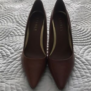 Caramel colored Ralph Lauren pumps!